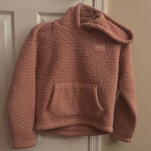 Abercrombie & Fitch Kids Pink Sherpa Hoodie